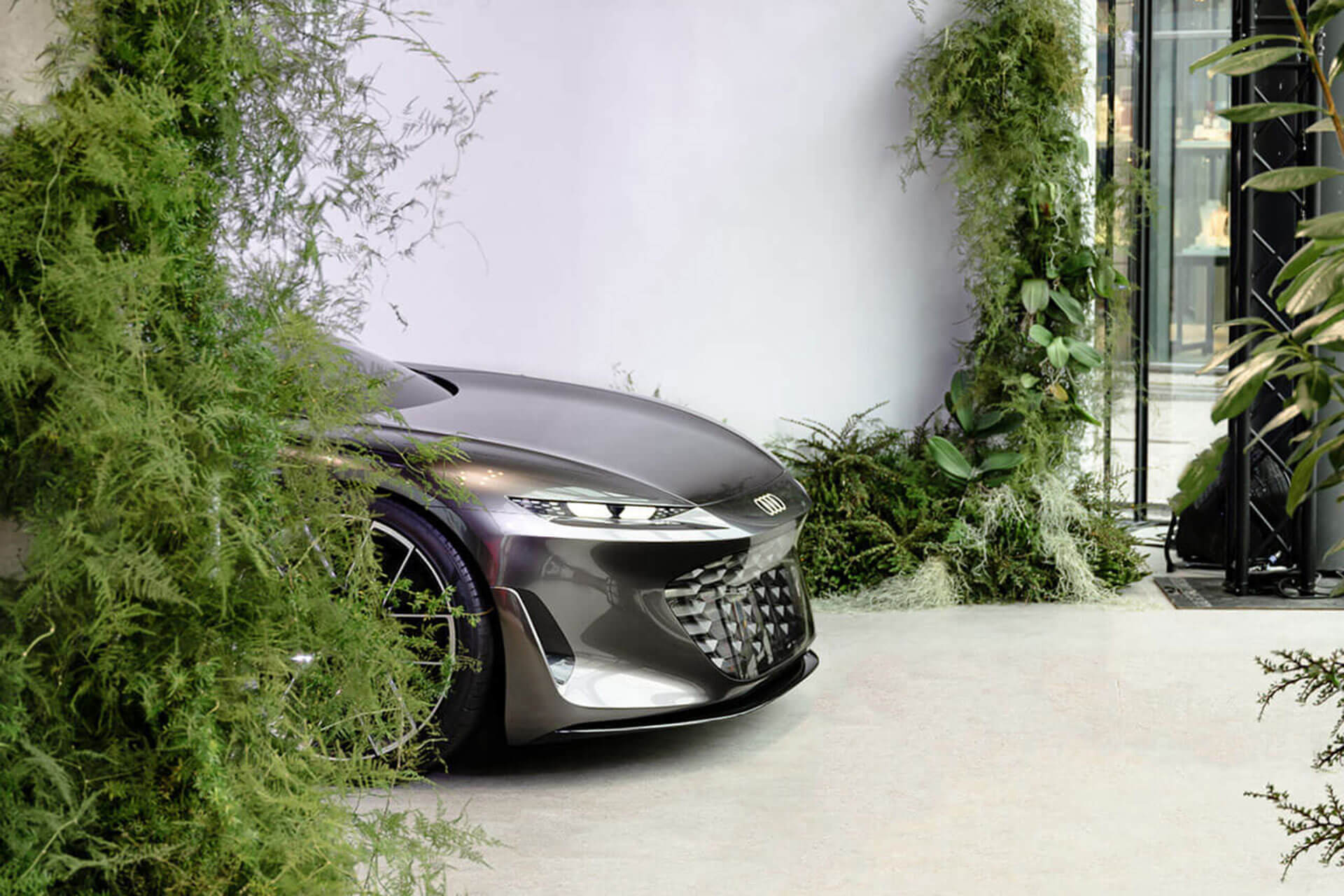 Event scenography for Audi concept car - Noke Website